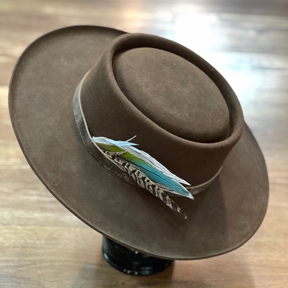 Handmade fur felt Boho Hats. Made to order. - Picture 3 of 7